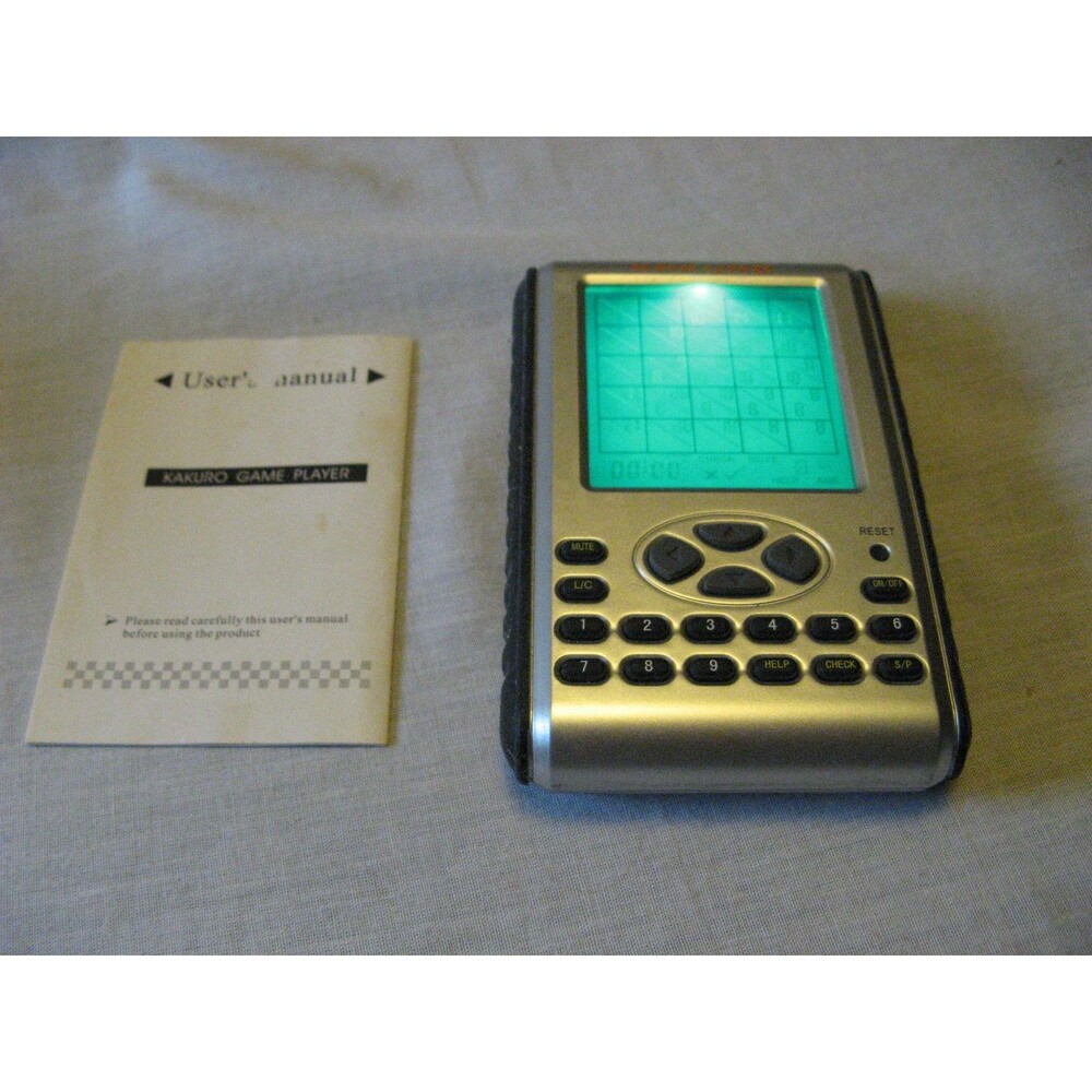 KAKURO Hand Held electronic Puzzle Game Works Well with Batteries.